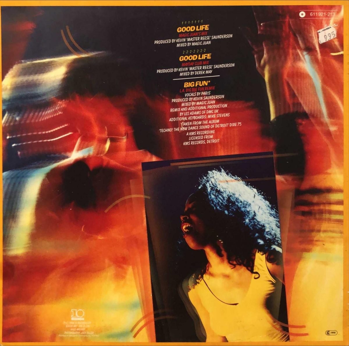 Inner City ‎– Good Life 12” Maxi Single Plak - Görsel 3