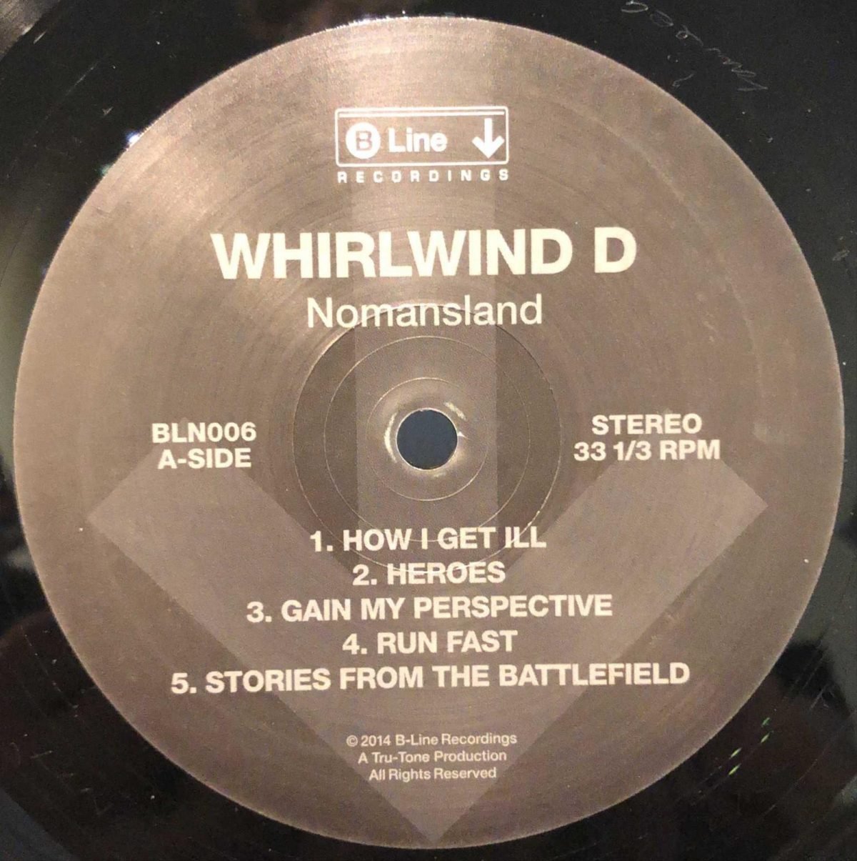 Whirlwind D ‎– Nomansland LP Plak - Görsel 2