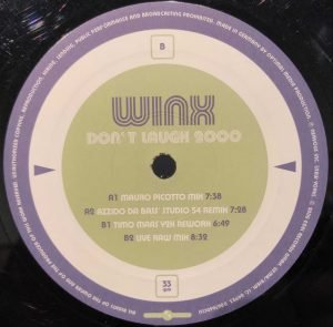 Winx ‎– Don't Laugh 2000  12” Maxi Single Plak - Görsel 2