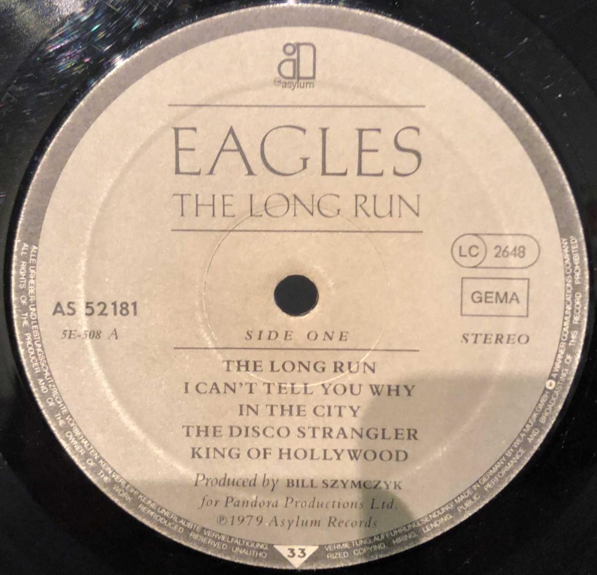 Eagles ‎– The Long Run LP Plak - Görsel 3