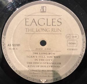 Eagles ‎– The Long Run LP Plak - Görsel 3