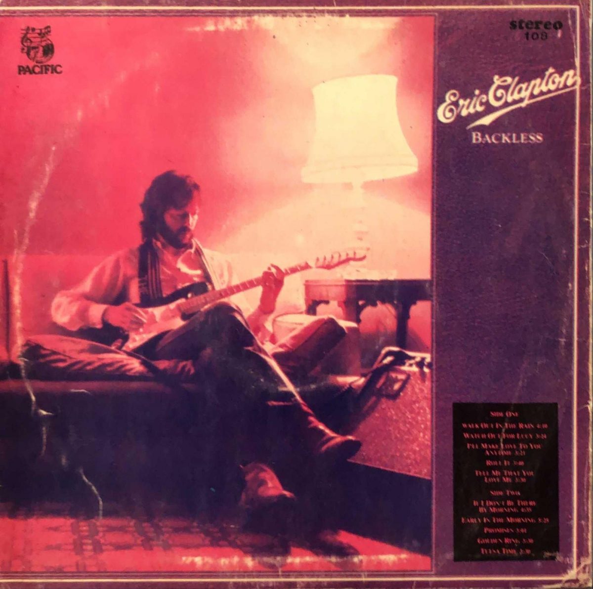 Eric Clapton ‎– Backless LP Plak - Görsel 3