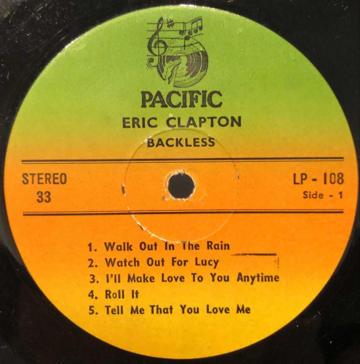 Eric Clapton ‎– Backless LP Plak - Görsel 2