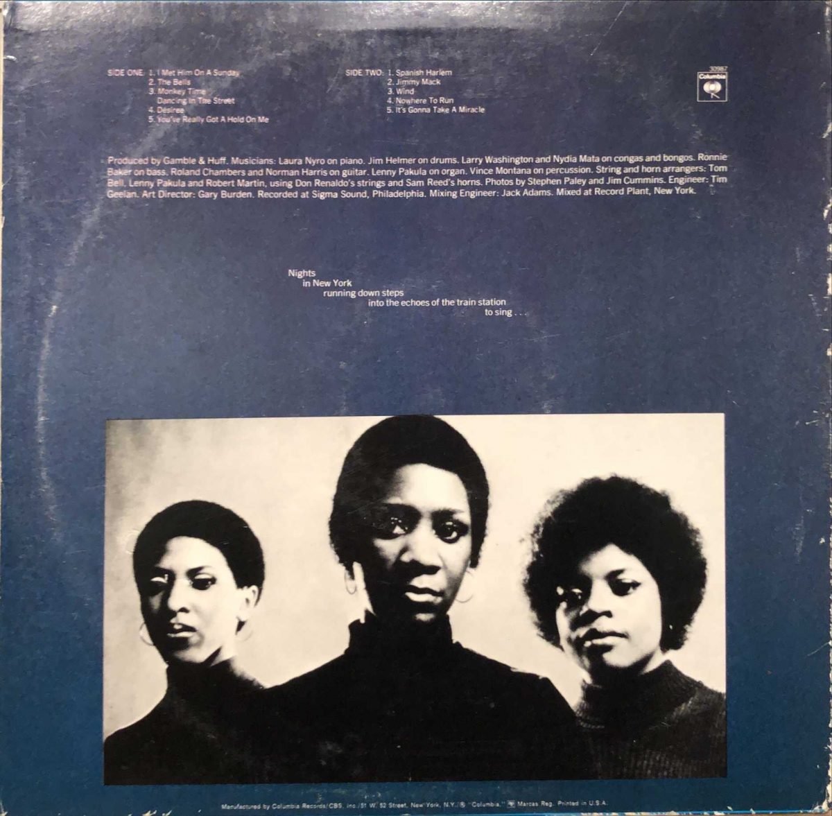 Laura Nyro And LaBelle ‎– Gonna Take A Miracle LP Plak - Görsel 3
