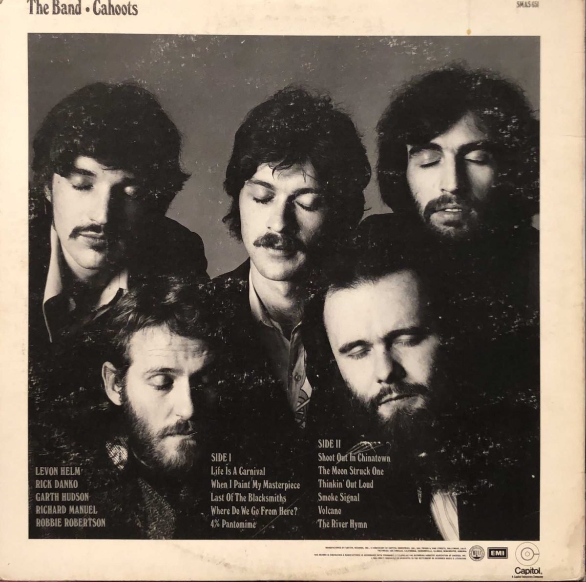The Band ‎– Cahoots LP Plak - Görsel 3
