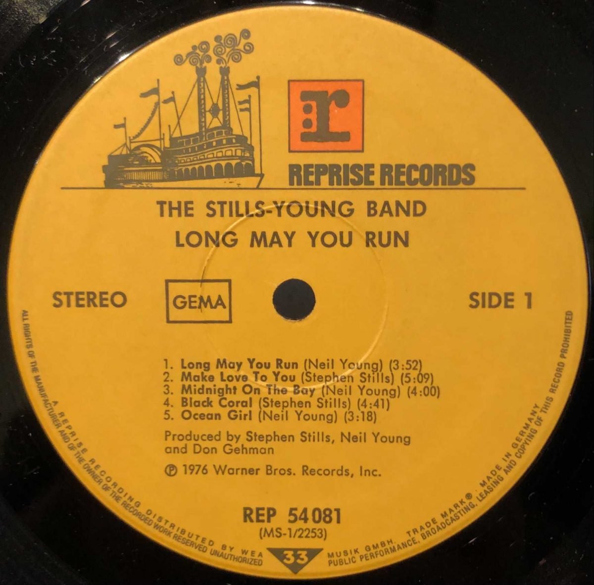 The Stills-Young Band ‎– Long May You Run LP Plak - Görsel 3