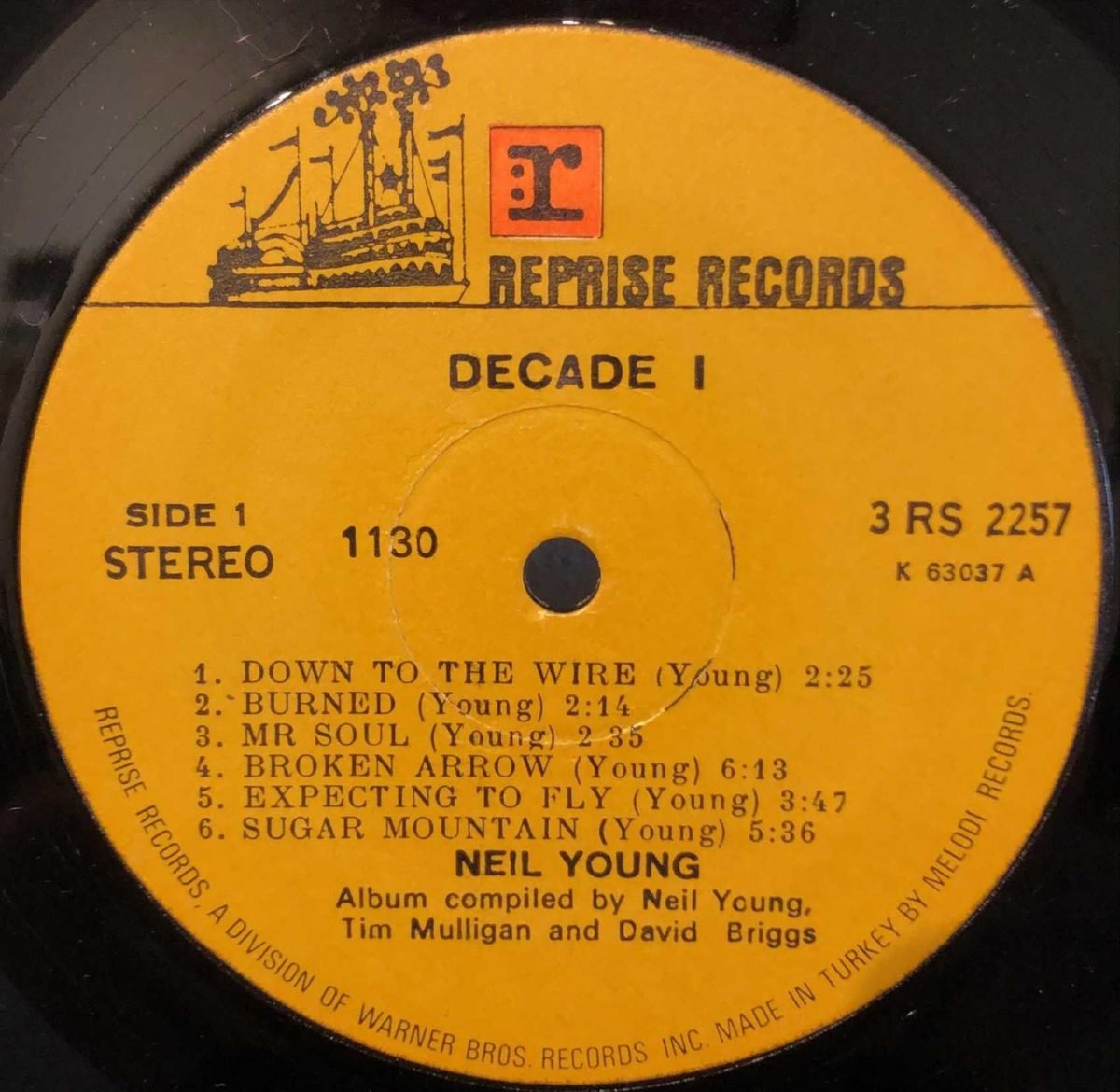 Neil Young ‎– Decade LP Plak - Görsel 2