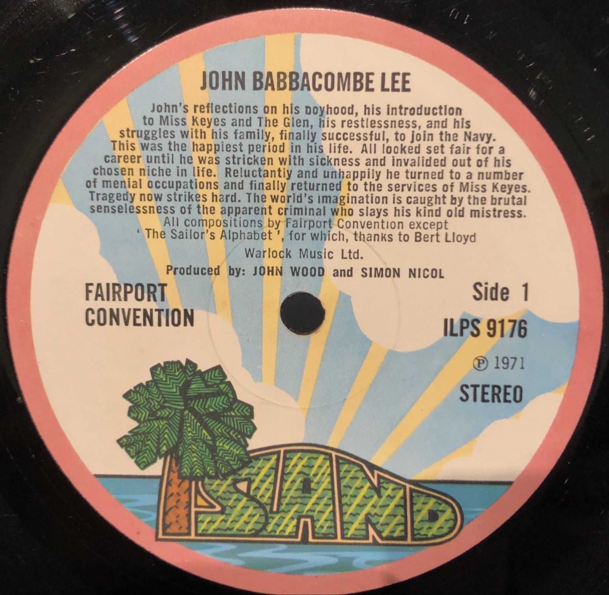 Fairport Convention ‎– "Babbacombe" LeeLP Plak - Görsel 3