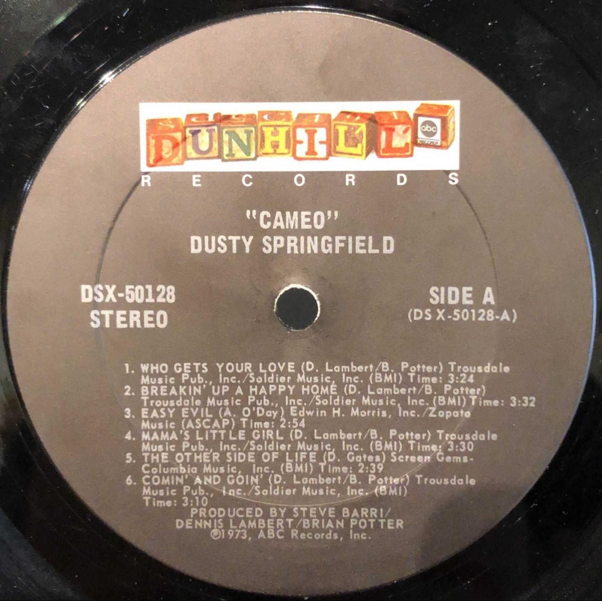 Dusty Springfield ‎– Cameo LP Plak - Görsel 2