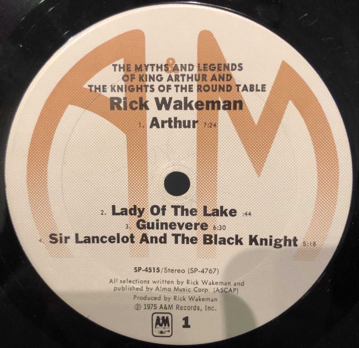 Rick Wakeman ‎– The Myths And Legends Of King Arthur And The Knights Of The Round Table LP Plak - Görsel 2