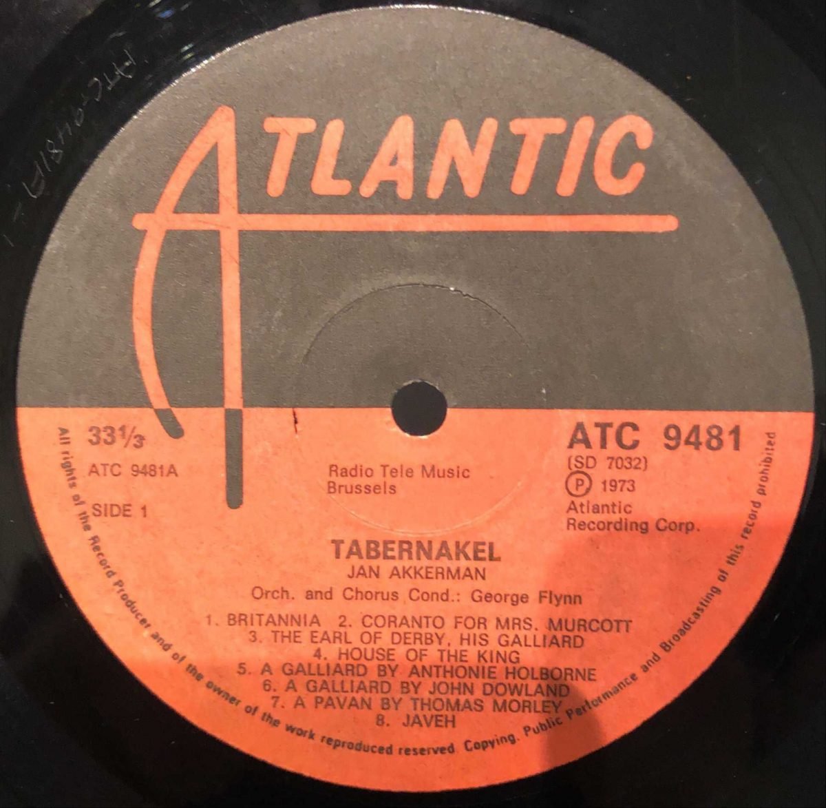 Jan Akkerman ‎– Tabernakel LP Plak - Görsel 2