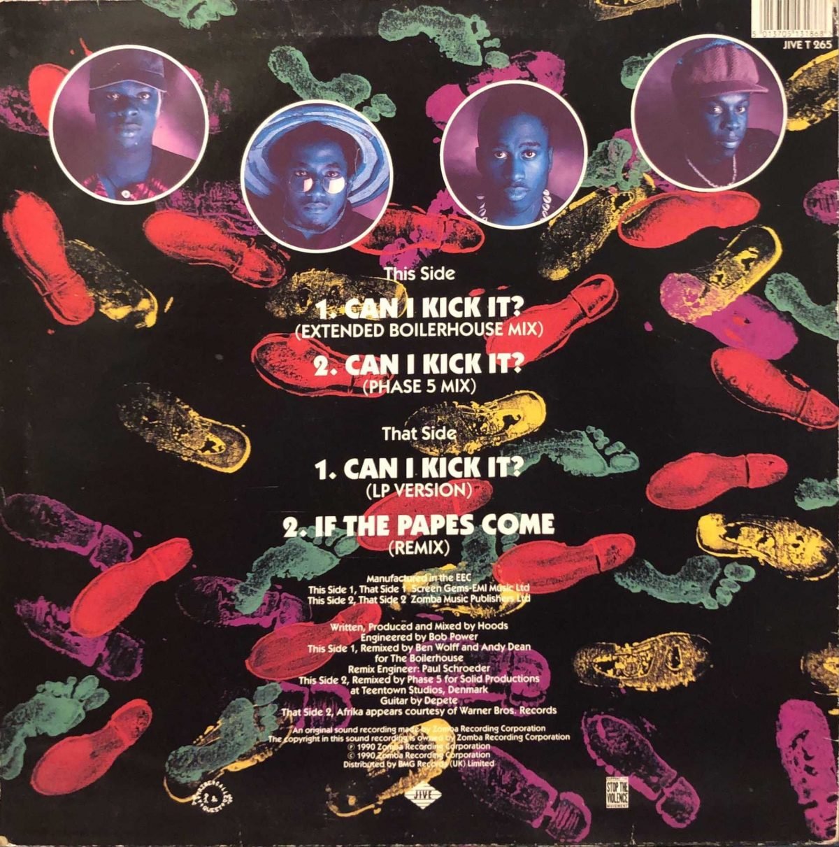 A Tribe Called Quest ‎– Can I Kick It? Maxi Single Plak - Görsel 2