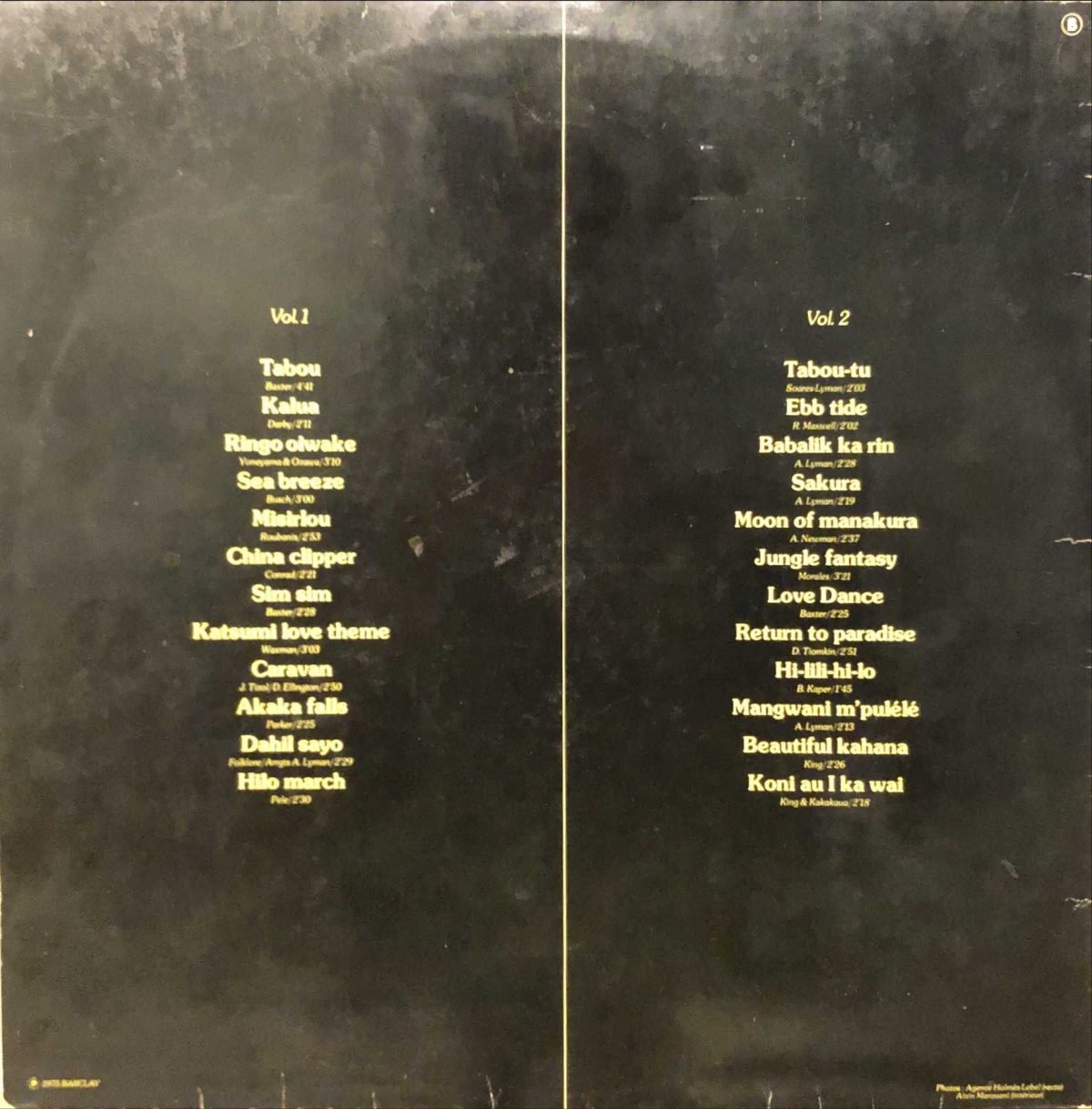 Arthur Lyman ‎– Tabou / Les Sons Exotiques D'Arthur Lyman 2LP Plak - Görsel 3