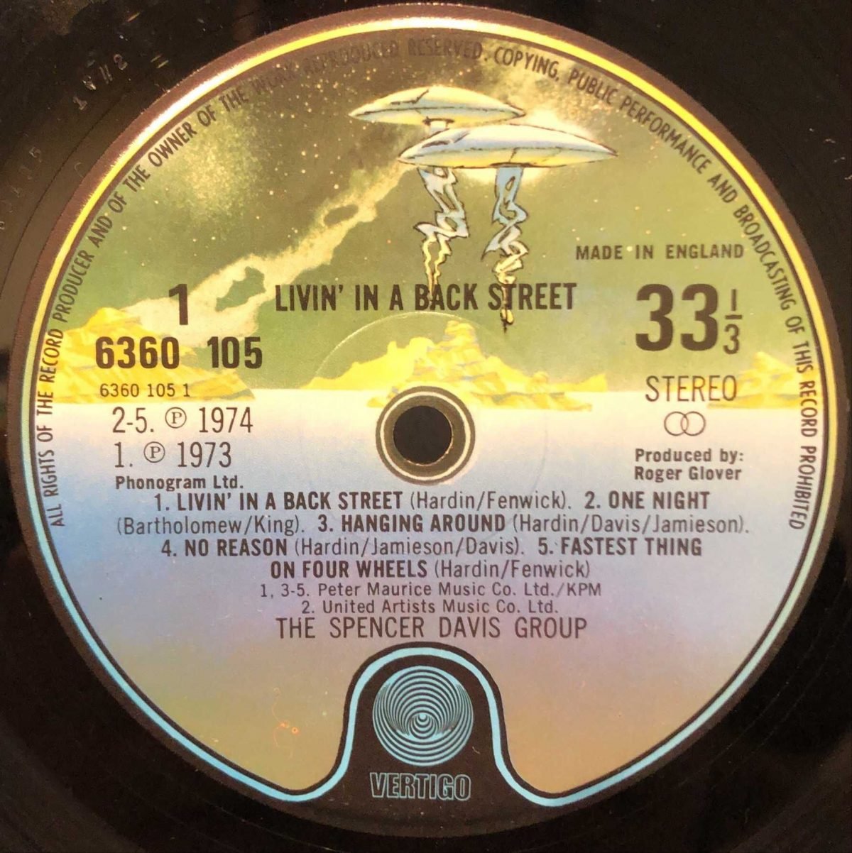 The Spencer Davis Group ‎– Living In A Back Street  LP Plak - Görsel 2