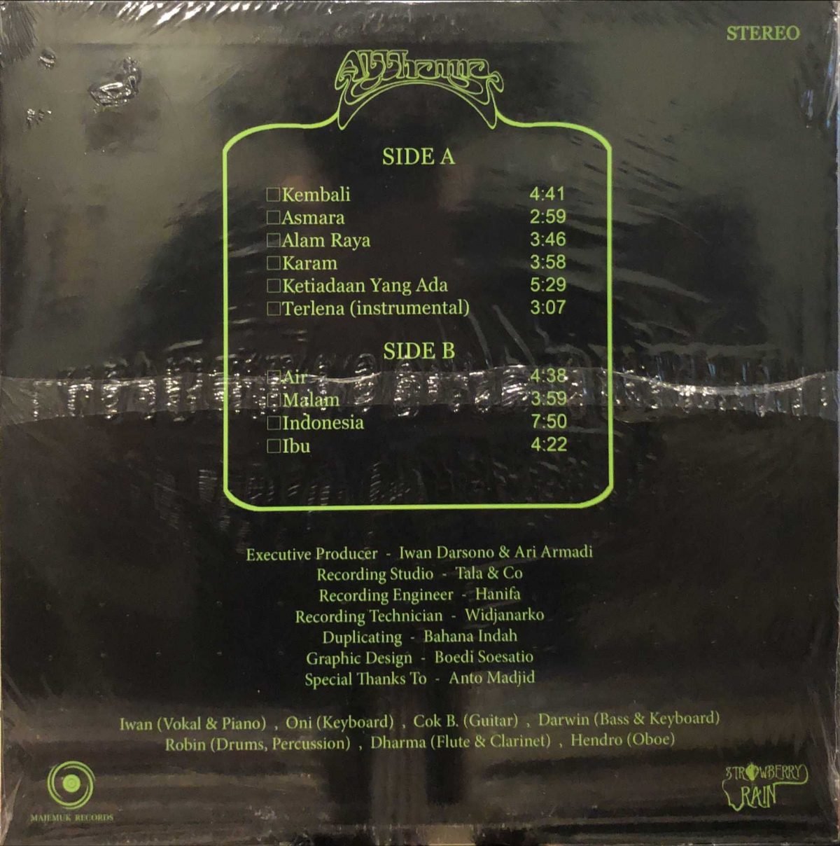 Abbhama ‎– Alam Raya LP Plak - Görsel 2