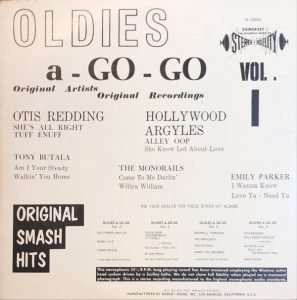 Oldies a-Go-Go Vol. 1 LP Plak - Görsel 2