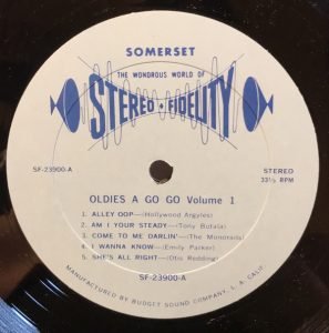 Oldies a-Go-Go Vol. 1 LP Plak - Görsel 3