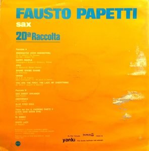 Fausto Papetti ‎– 20a Raccolta LP Plak - Görsel 2