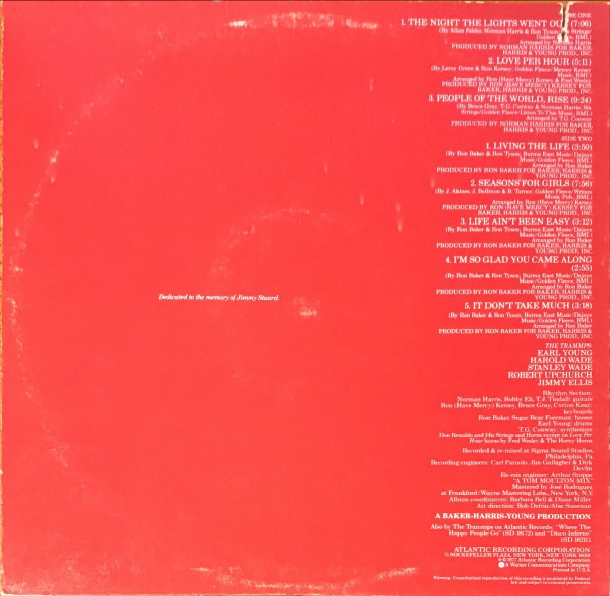 The Trammps ‎– The Trammps III LP Plak - Görsel 3