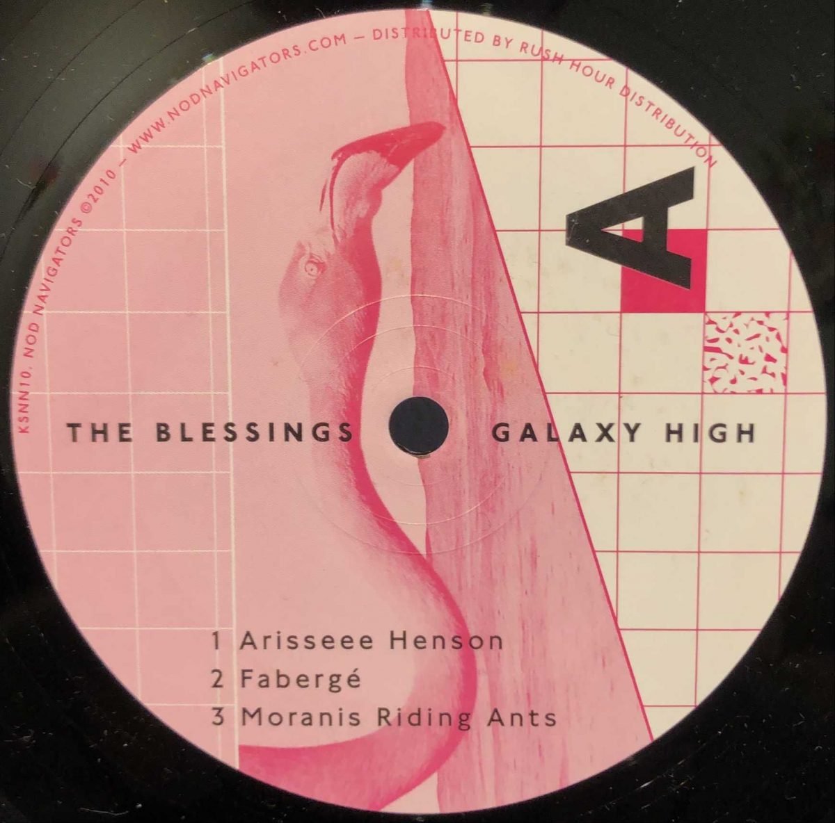The Blessings ‎– Galaxy High 12” Maxi Single Plak - Görsel 3