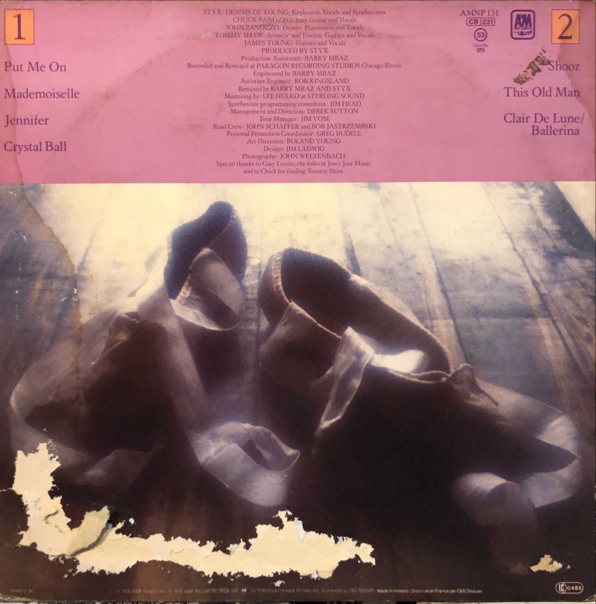 Styx ‎– Crystal Ball LP Plak - Görsel 2