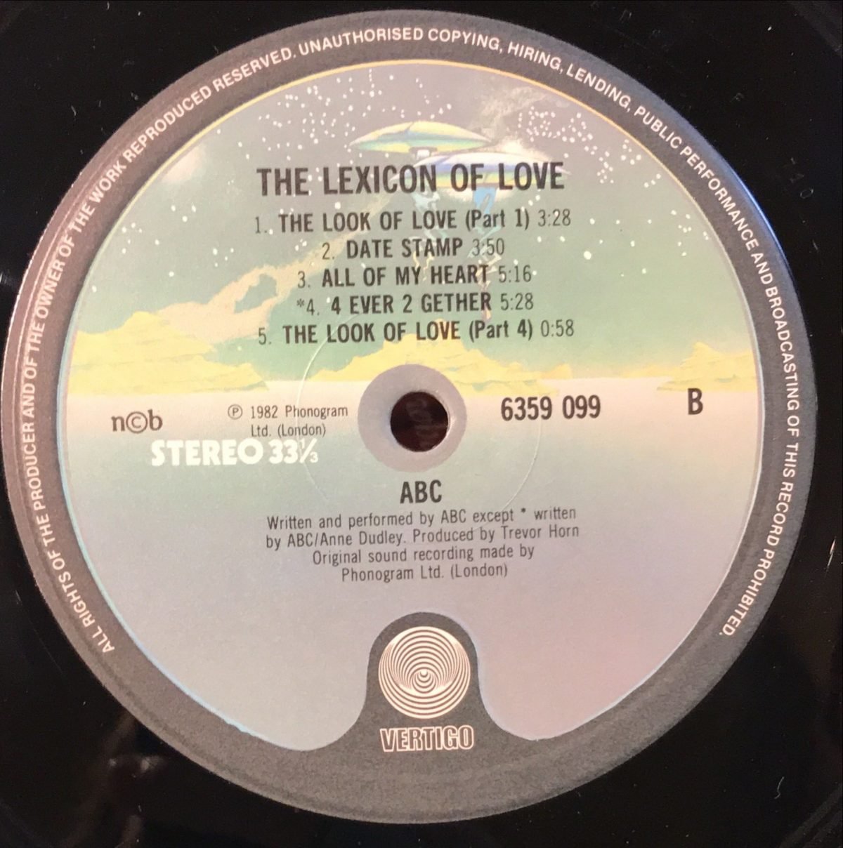 ABC ‎– The Lexicon Of Love LP Plak - Görsel 2