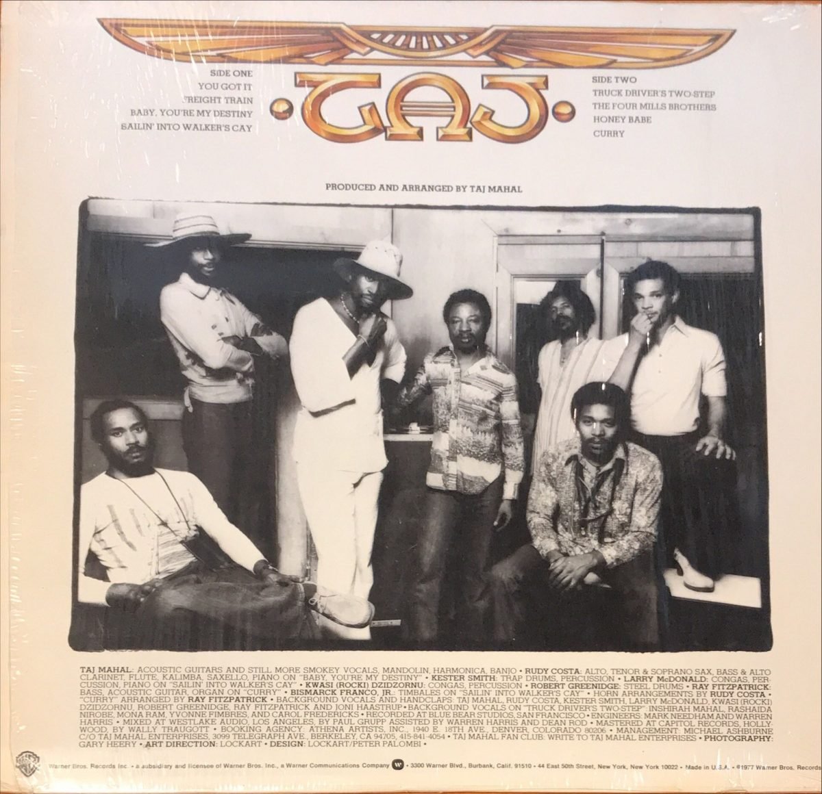 Taj Mahal ‎– Music Fuh Ya' (Musica Para Tu) LP Plak - Görsel 3