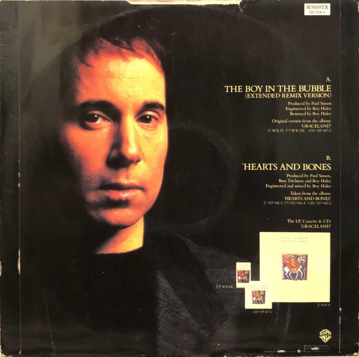 Paul Simon ‎– The Boy In The Bubble Maxi Single Plak - Görsel 2