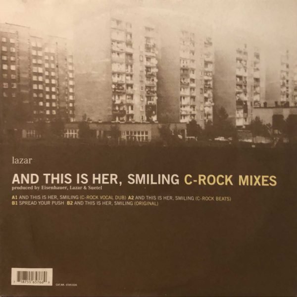 Lazar ‎– And This Is Her, Smiling (C-Rock Mixes) 12” Maxi Single Plak