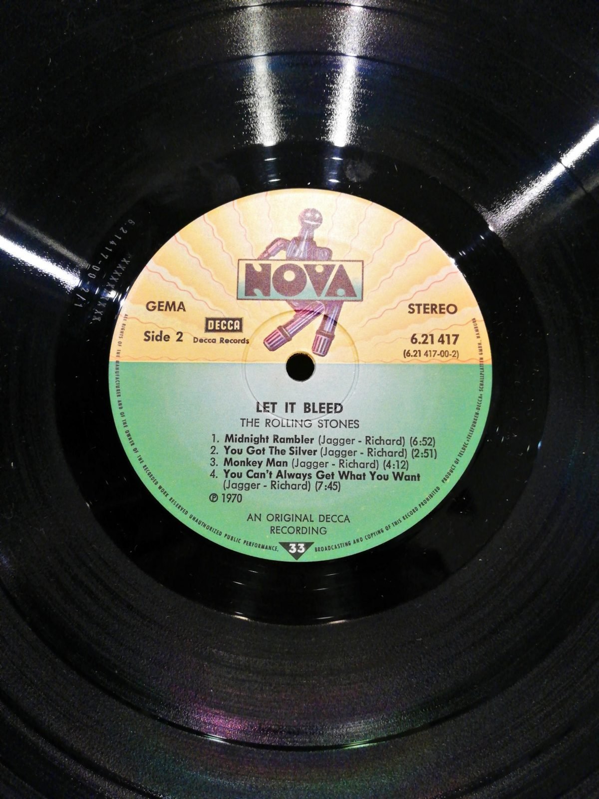 The Rolling Stones ‎– Let It Bleed LP Plak - Görsel 2