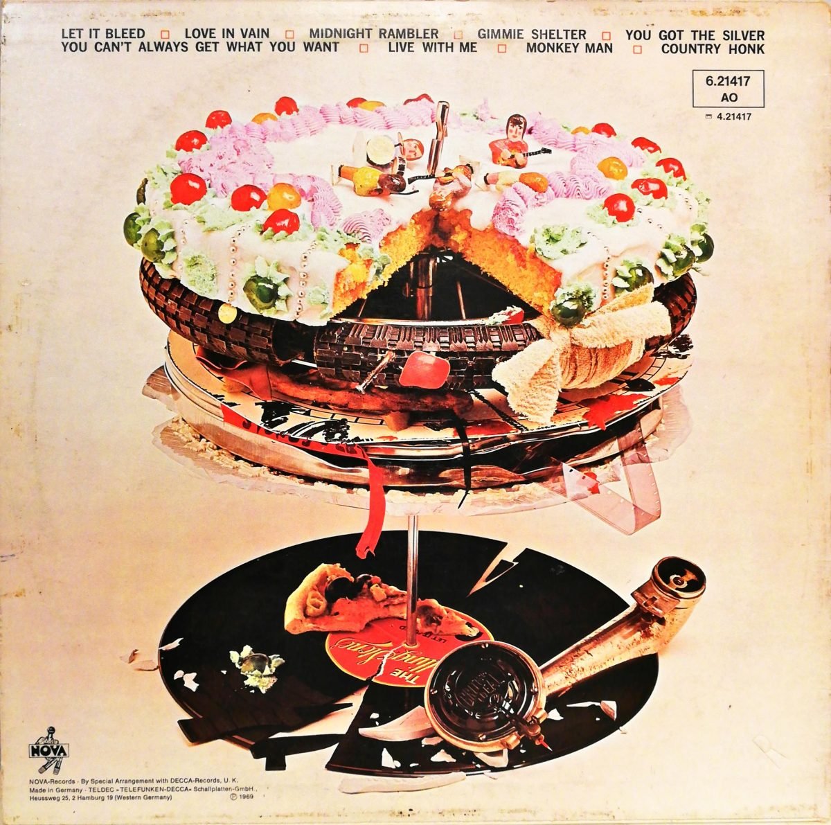 The Rolling Stones ‎– Let It Bleed LP Plak - Görsel 3