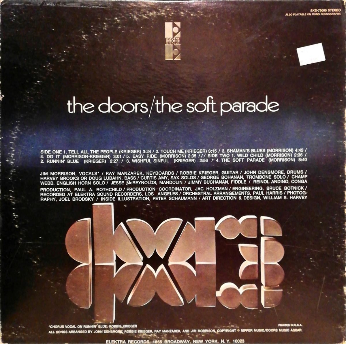 The Doors ‎– The Soft Parade LP Plak - Görsel 2