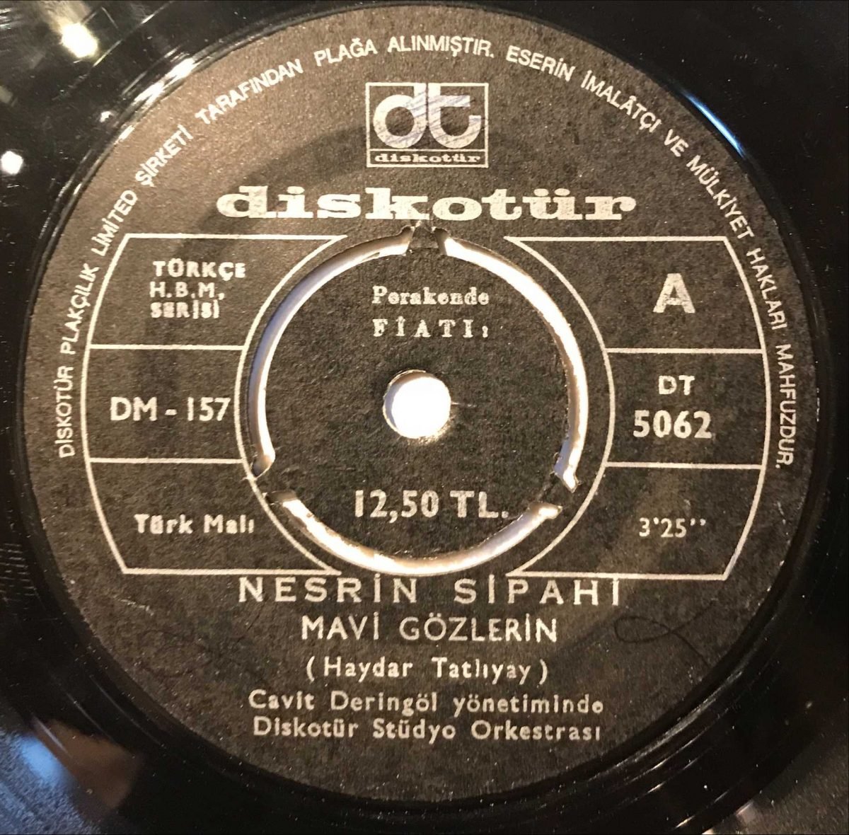 Nesrin Sipahi ‎– Mavi Gözlerin / Ne Olur 45lik Plak - Görsel 2