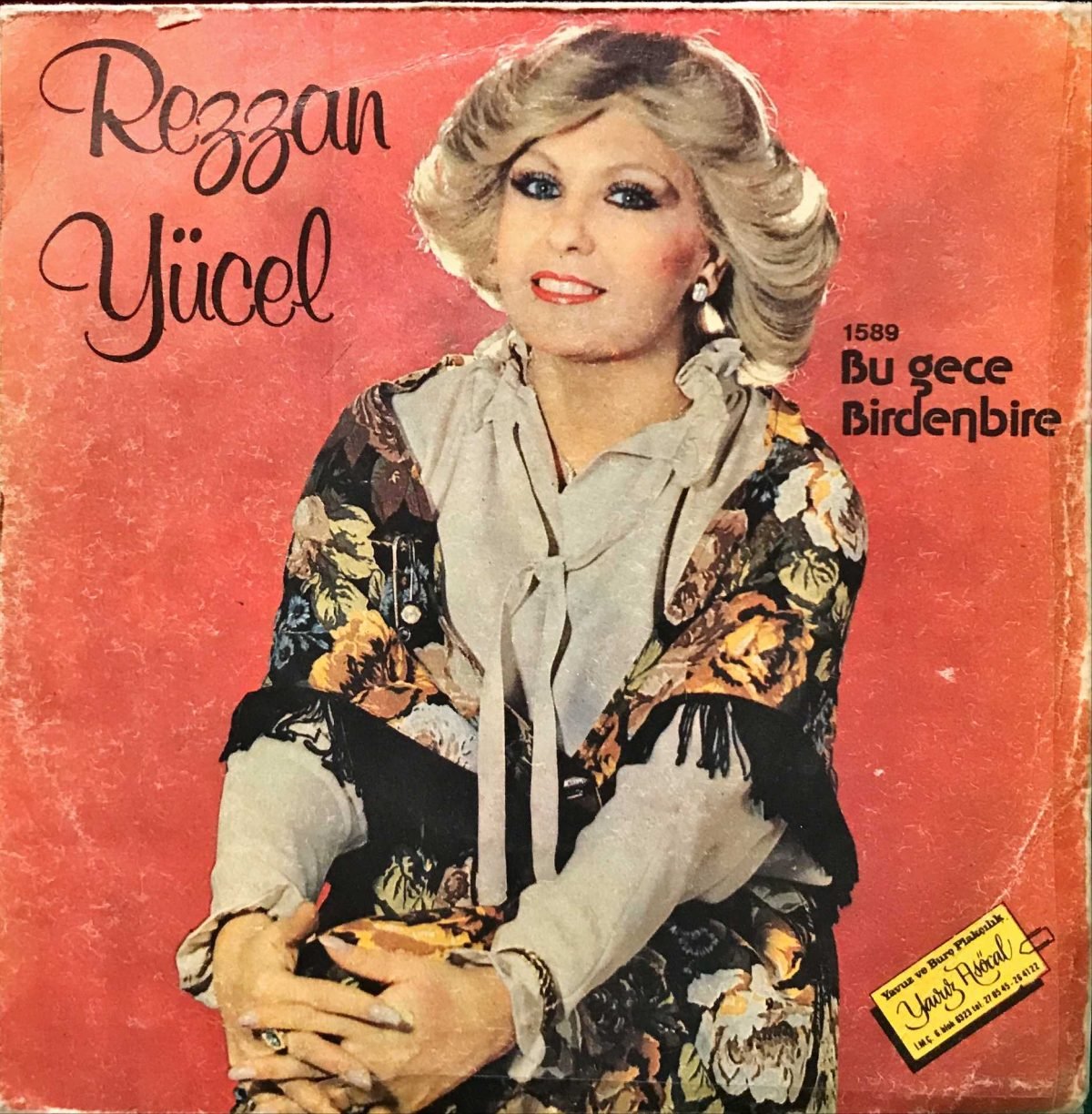 Rezzan Yücel ‎– Birdenbire / Bu Gece 45lik Plak Eurovision 1978 - Görsel 2