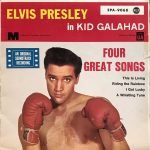 Elvis Presley ‎– Kid Galahad 45lik EP Plak