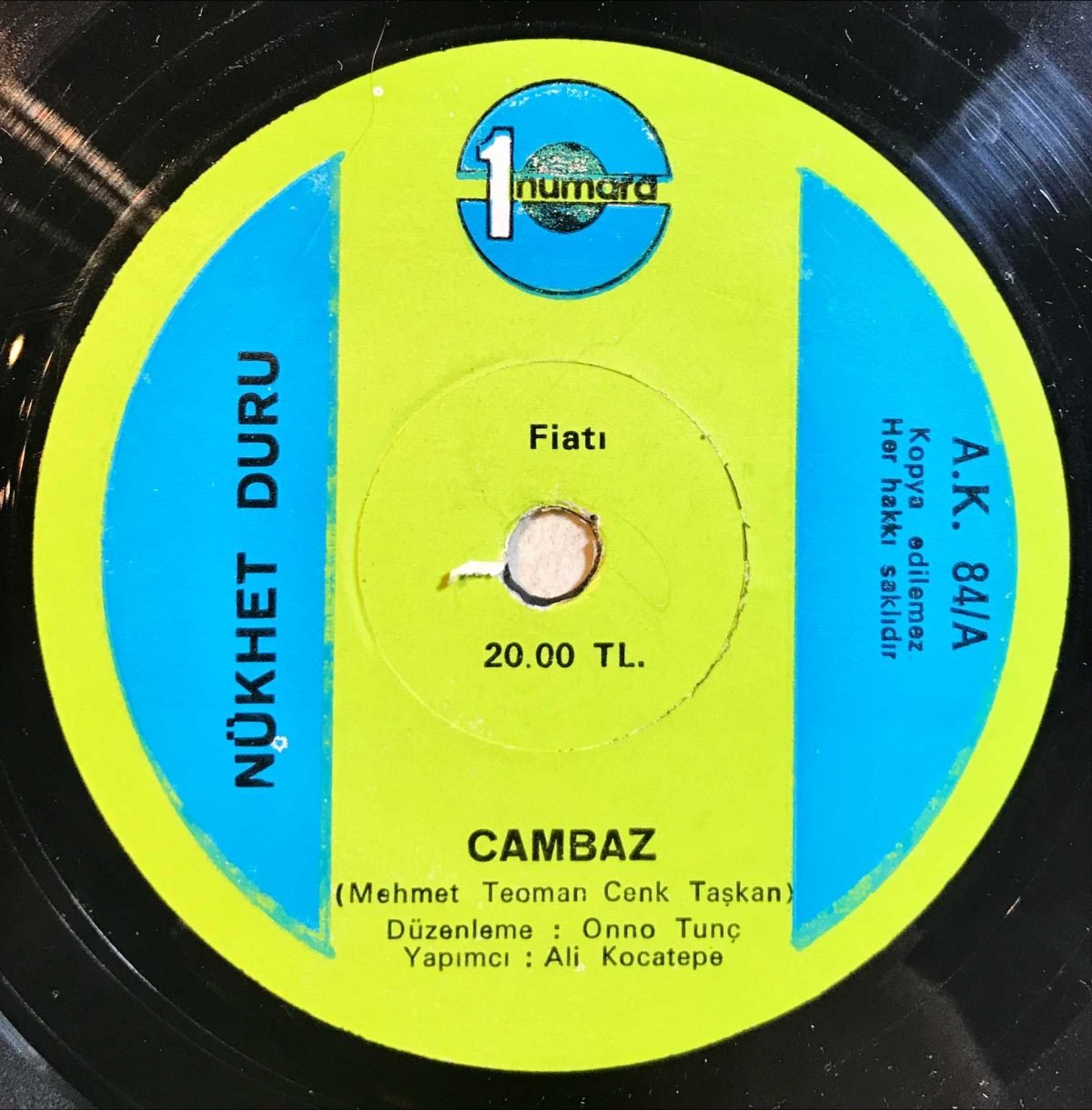Nükhet Duru ‎– Cambaz / Haydi Hayat 45lik Plak - Görsel 3