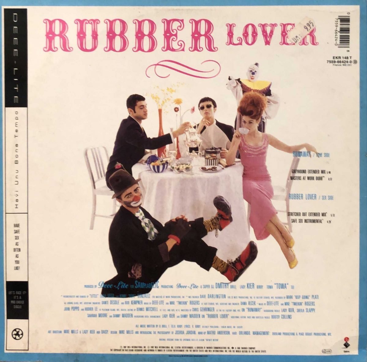 Deee-Lite ‎– Runaway / Rubber Lover 12'' Maxi Single - Görsel 3