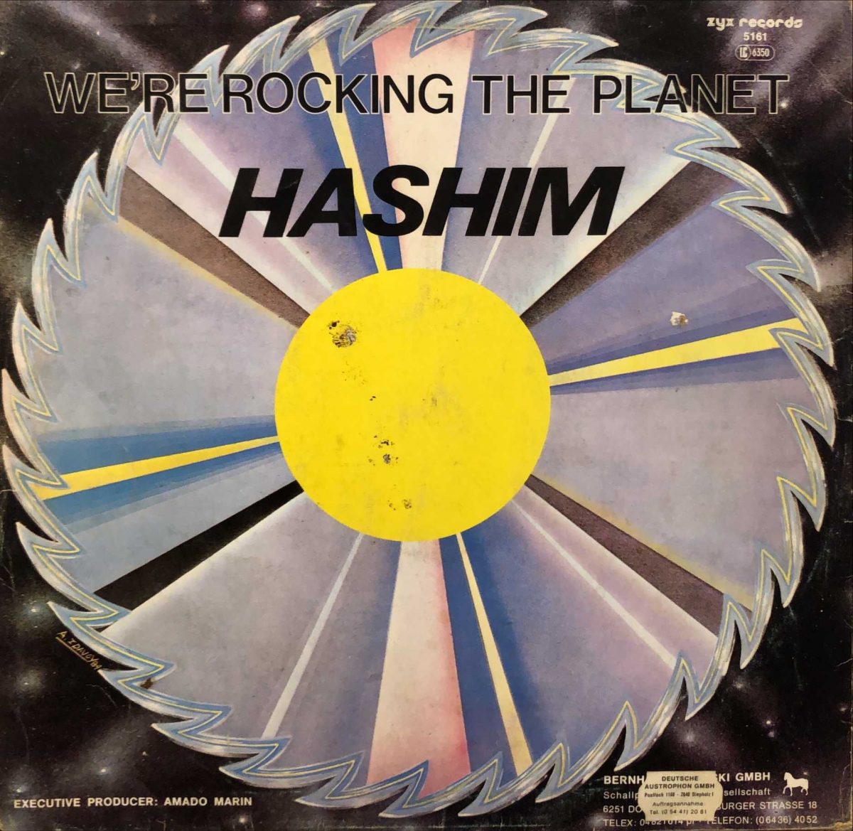 Hashim ‎– We're Rocking The Planet 12'' Maxi Single Plak - Görsel 3