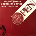 Carl Craig Presents Paperclip People ‎– Throw / Remake (Uno) 12'' Maxi Single