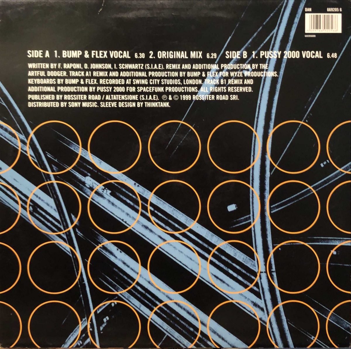 Artful Dodger & Romina Johnson ‎– Movin Too Fast  12'' Maxi Single Plak - Görsel 2