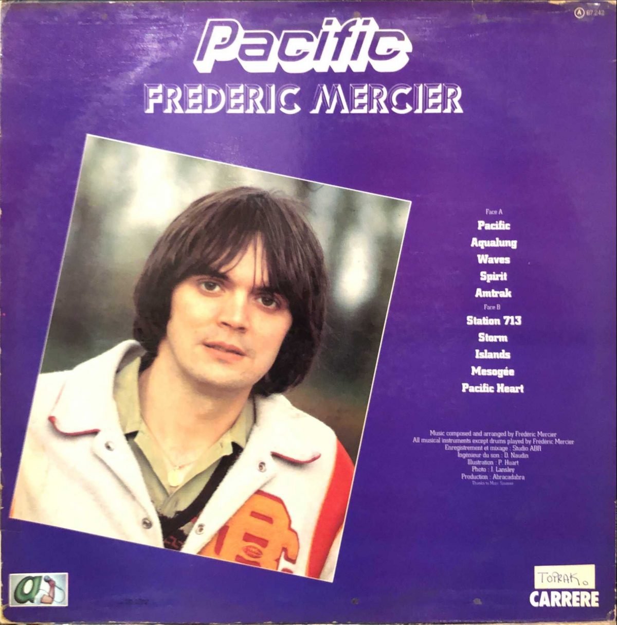 Frederic Mercier ‎– Pacific LP Plak - Görsel 2
