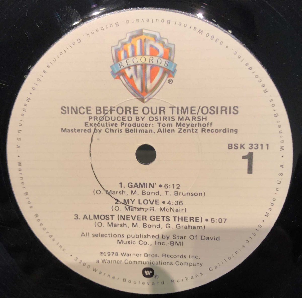 Osiris – Since Before Our Time LP Plak - Görsel 3