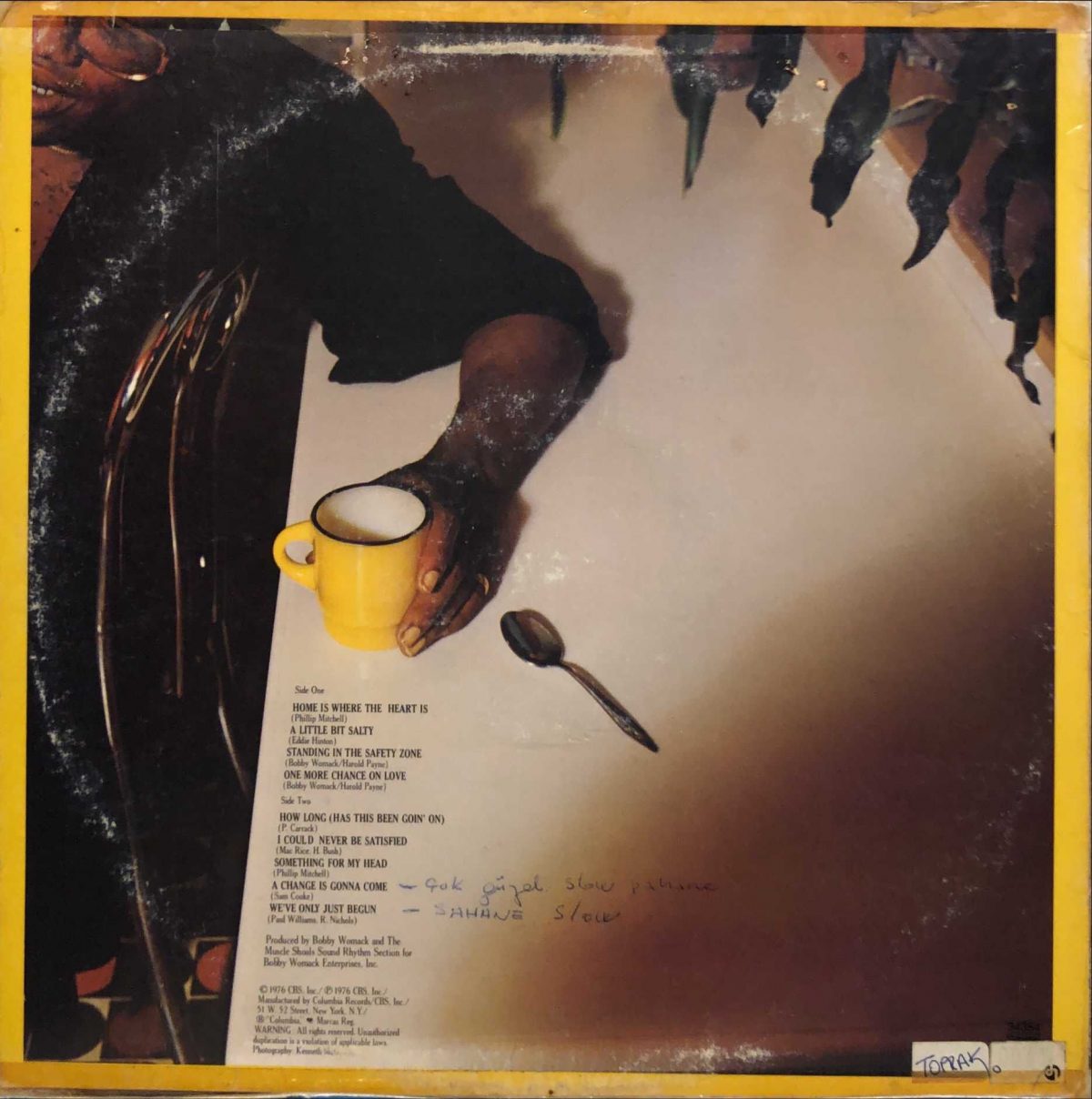 Bobby Womack & Brotherhood ‎– Home Is Where The Heart Is LP Plak - Görsel 3
