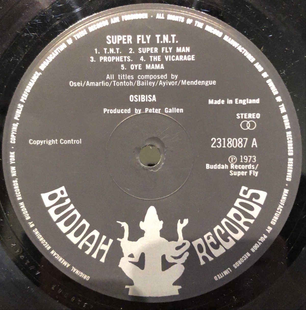 Osibisa ‎– Super Fly T.N.T. (Original Motion Picture Soundtrack) LP Plak - Görsel 2
