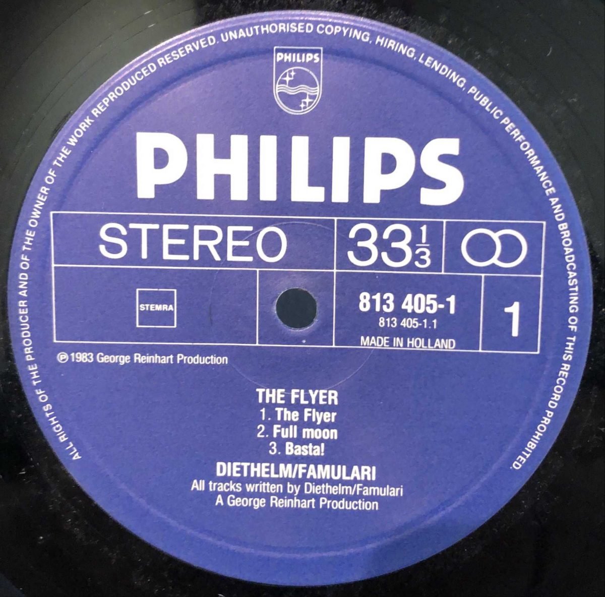 Diethelm / Famulari ‎– The Flyer LP Plak - Görsel 3