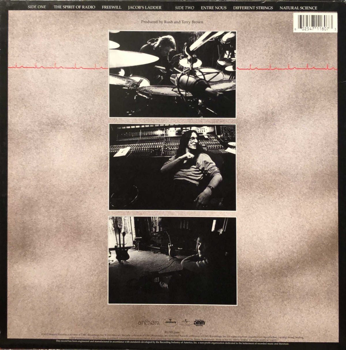 Rush ‎– Permanent Waves LP Plak - Görsel 3