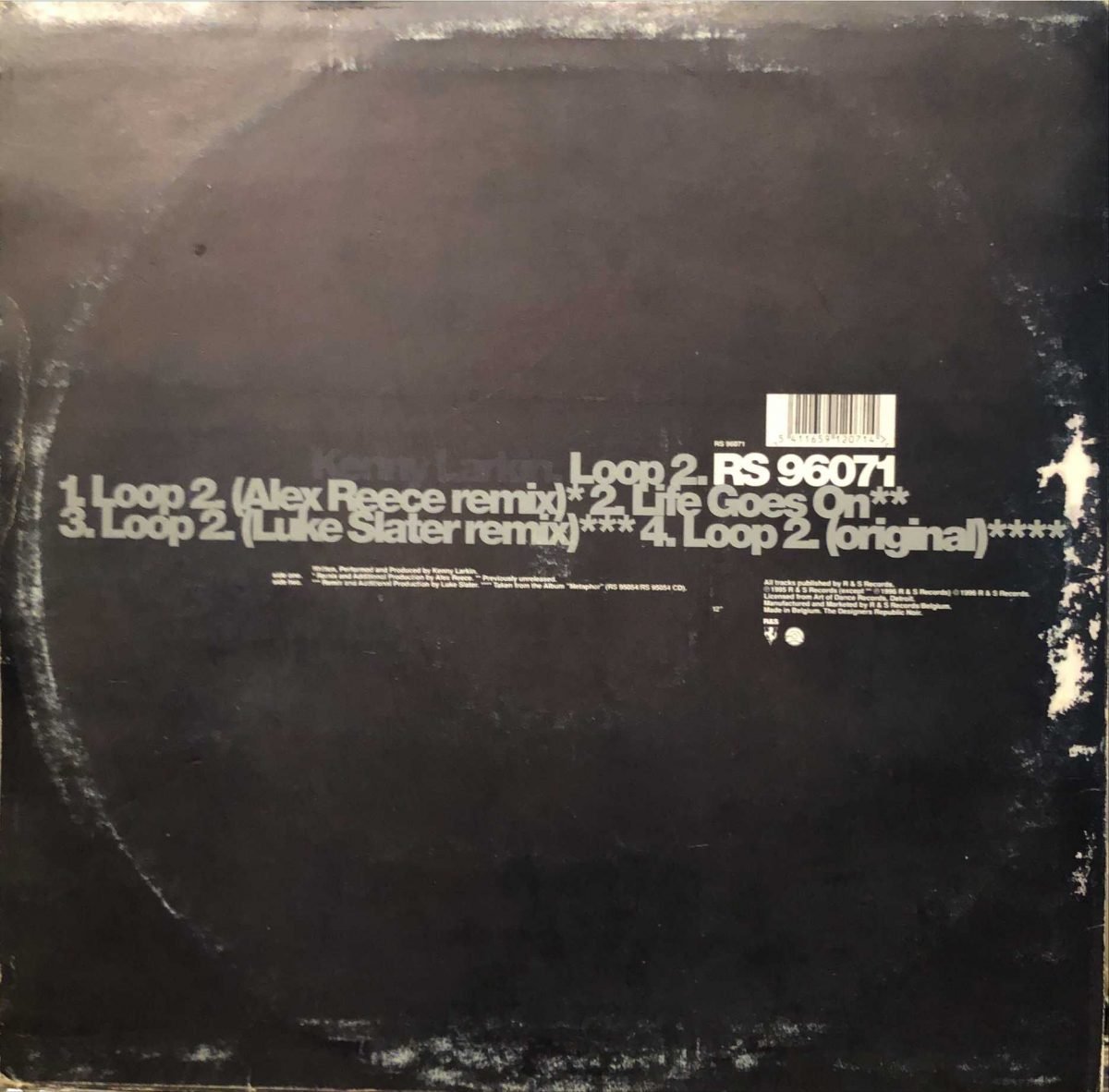 Kenny Larkin ‎– Loop 2  12'' Maxi Single Plak - Görsel 2