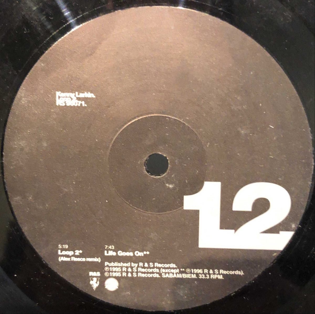 Kenny Larkin ‎– Loop 2  12'' Maxi Single Plak - Görsel 3