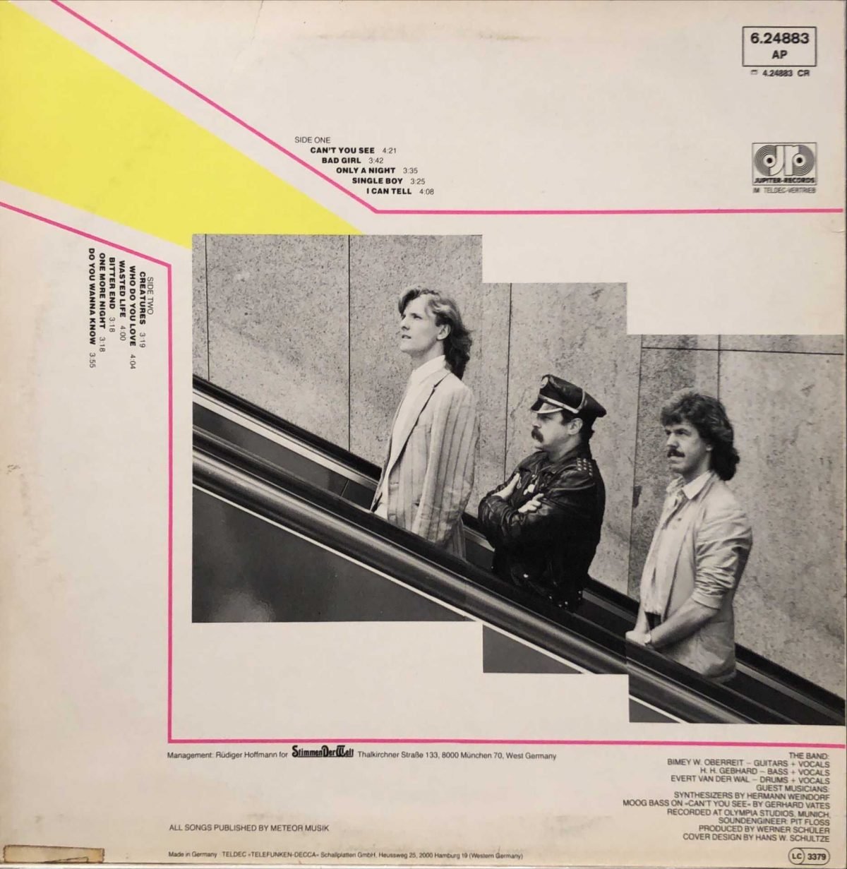 M3 ‎– Single Boys LP Plak - Görsel 2