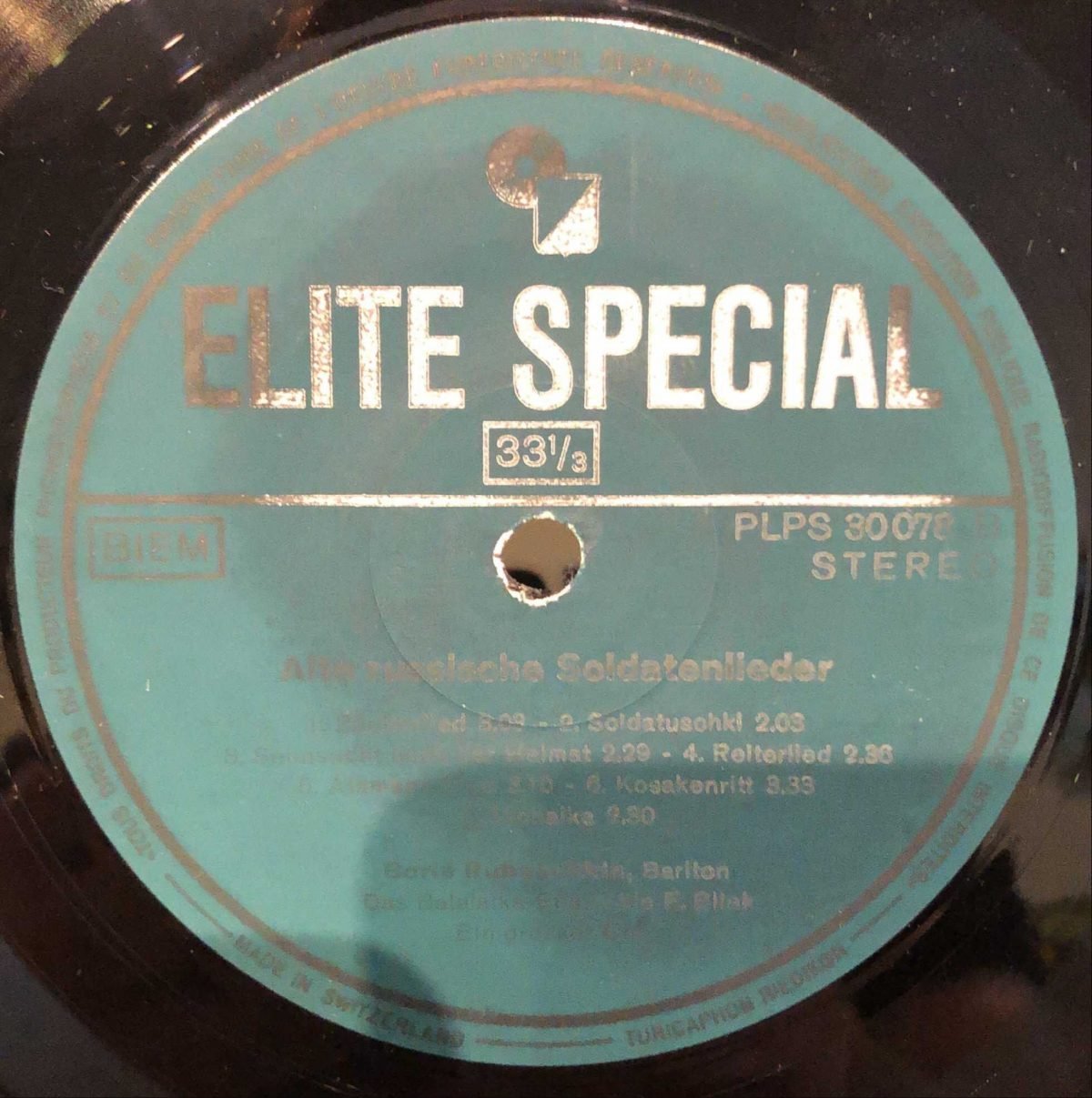 Boris Rubaschkin,DasBalalaika-Ensemble F. Bilek Und Ein Grosser Chor ‎– Alte Russische Soldatenlieder LP Plak - Görsel 2
